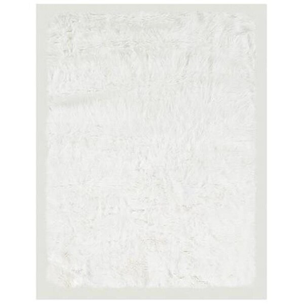 Linon 3 x 5 ft. Faux Sheepskin Tufted Indoor Area Rug White RUG